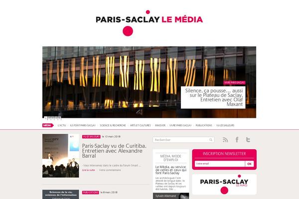 media-paris-saclay.fr site used Wpparissaclay2014