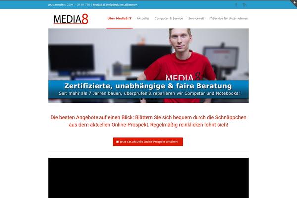 WordPress website example screenshot