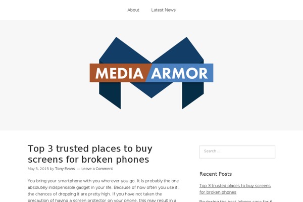 mediaarmor.com site used Nomi