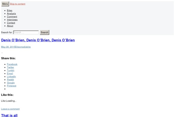 WordPress website example screenshot