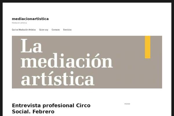WordPress website example screenshot