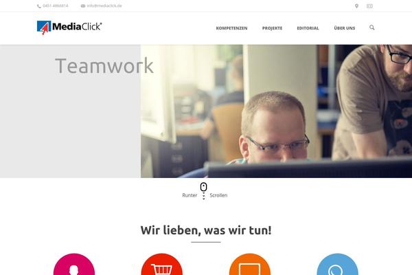 mediaclick.de site used Gutenberg-starter-theme-master