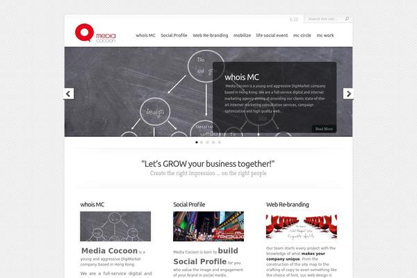 Chameleon theme site design template sample