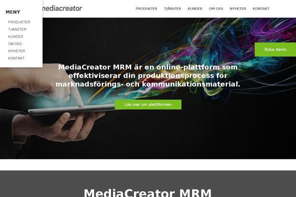 mediacreator.se site used Mediacreator