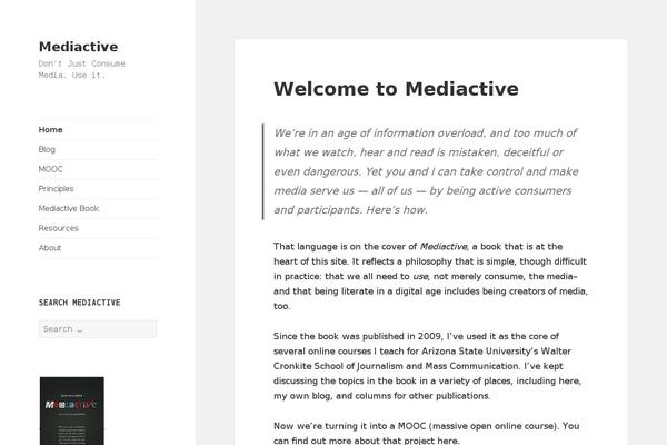Twenty Fifteen theme site design template sample
