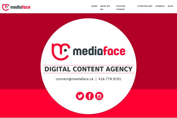 mediaface.ca site used Dignity