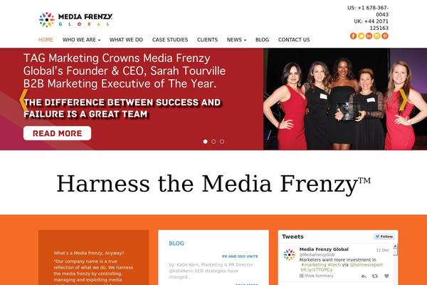 mediafrenzyglobal.com site used Frenzy