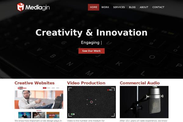 mediagin theme websites examples