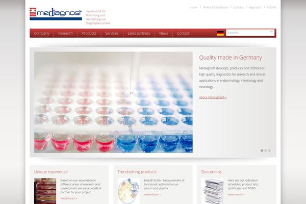 WordPress website example screenshot