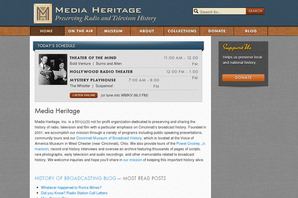 mediaheritage.com site used Toddmotto-html5-blank-wordpress-theme-587aaf3