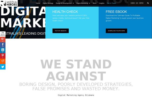 WordPress website example screenshot