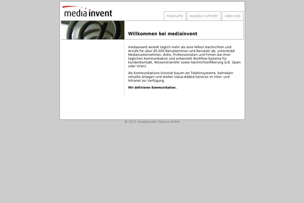 mediainvent.com site used Mediainvent