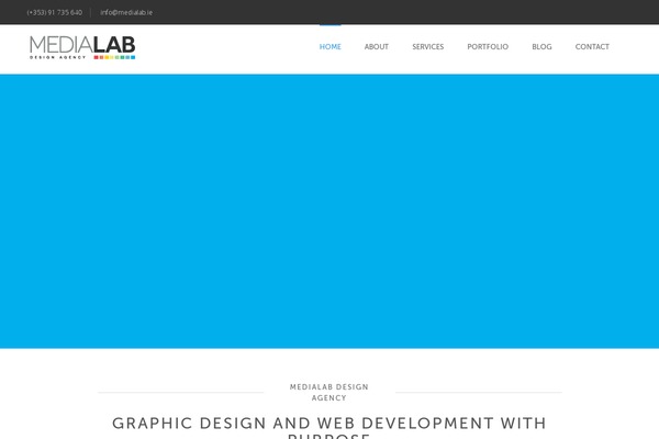 Blandes theme site design template sample