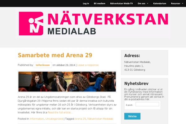 medialabswest.se site used Spine