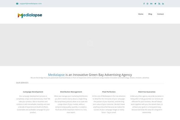 WordPress website example screenshot