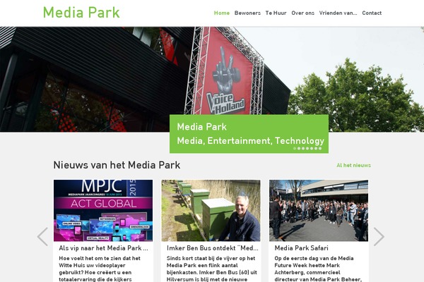 mediapark.nl site used Mediapark