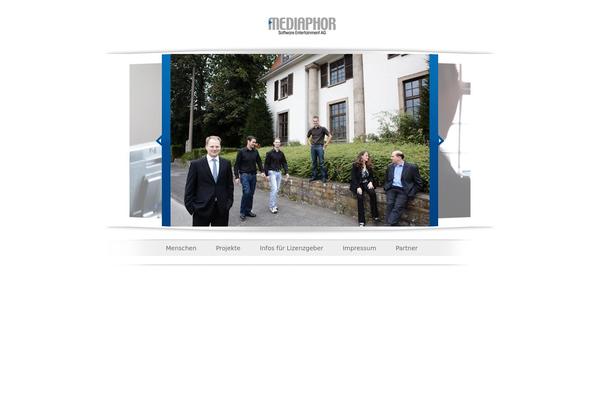 mediaphor.de site used Mediaphor
