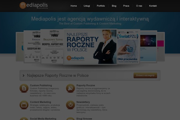 mediapolis.com.pl site used Feather Magazine