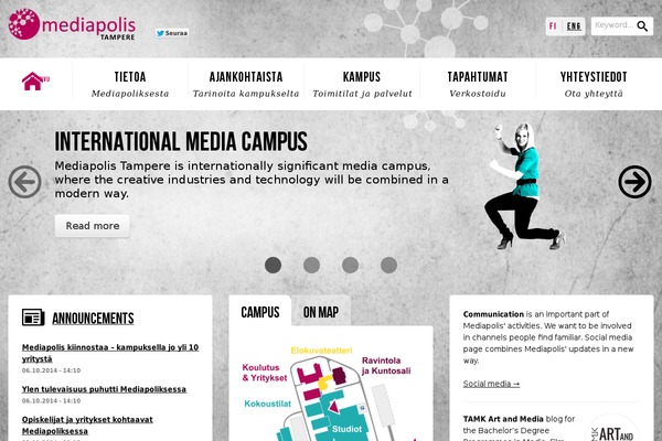 mediapolis.fi site used Mediapolis