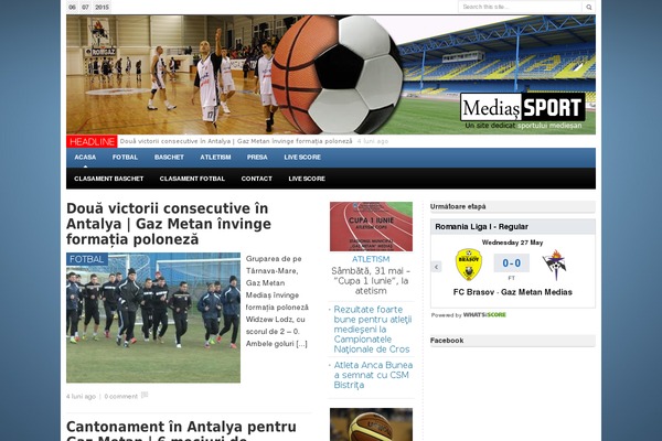 medias-sport.ro site used Smart News