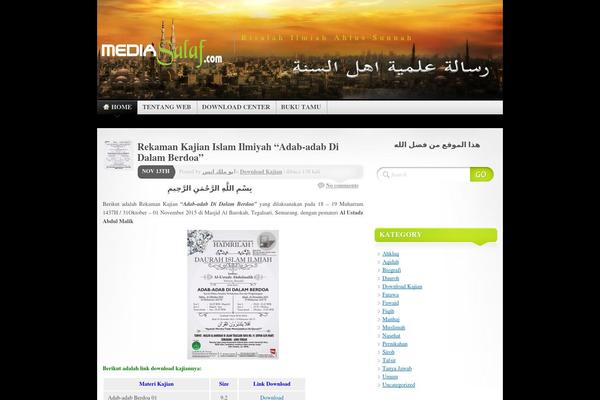WordPress website example screenshot