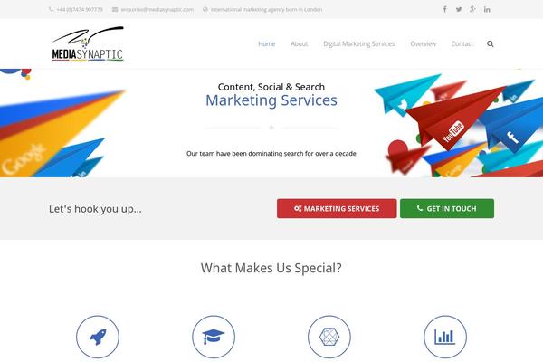 Impreza theme site design template sample