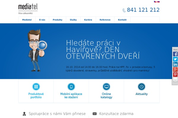 mediatel.cz site used MediaTel