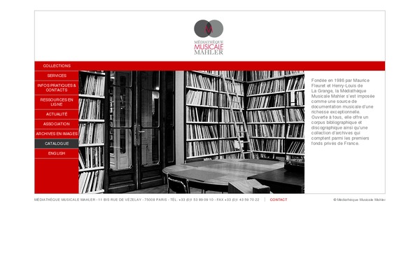 mediathequemahler.org site used Bepmmm