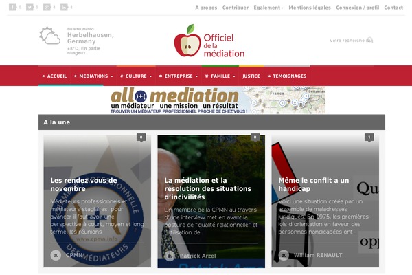 mediatoroscope.com site used Officiel-mediation