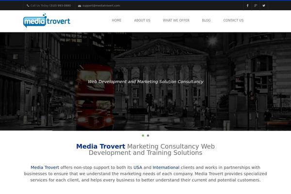 mediatrovert.com site used Cw-business-lite