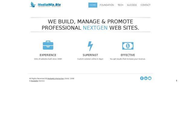WordPress website example screenshot
