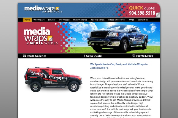 mediawraps.net site used Media-wraps