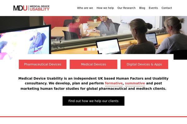 medical-device-usability.com site used Mdu