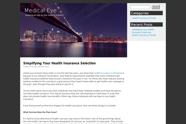 medical-eye.com site used Seismic Manhattan
