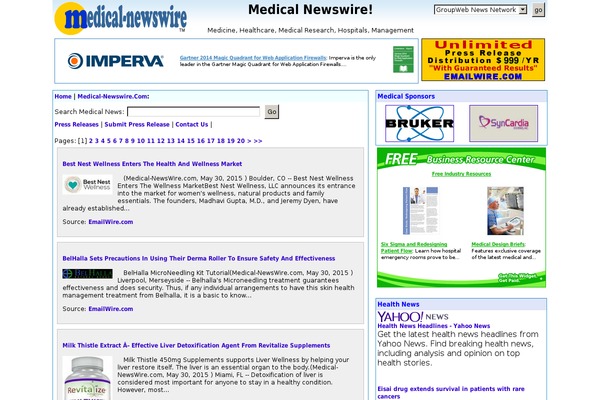 Investors-newswire theme site design template sample