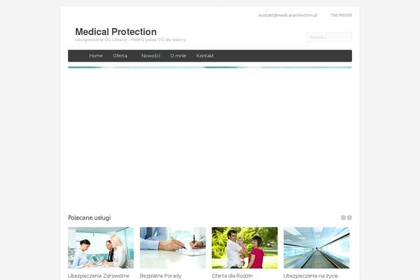 medical-protection.pl site used Aqua