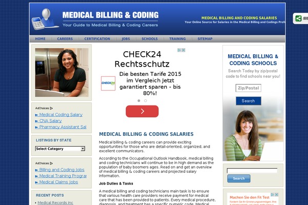 medicalbillingandcodingsalaries.net site used Medicalbillingandcoding