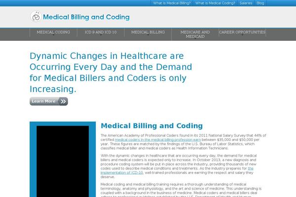 medicalbillingandcodingu.org site used Tography Lite