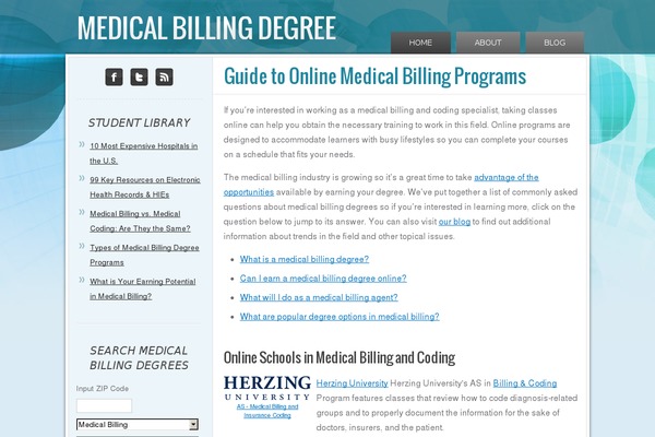 medicalbillingdegree.org site used Mbd