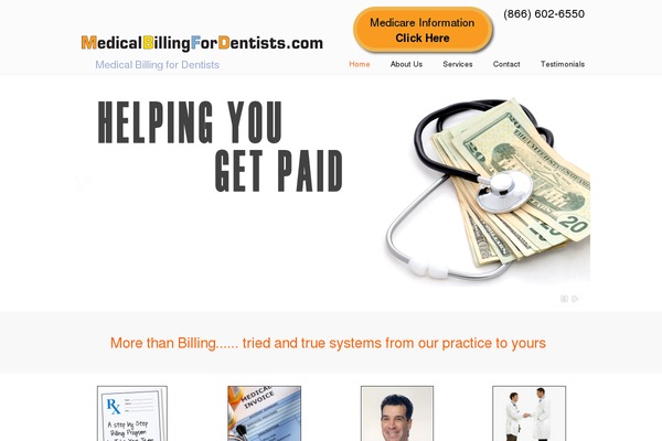 medicalbillingfordentists.com site used Mbfd-wp
