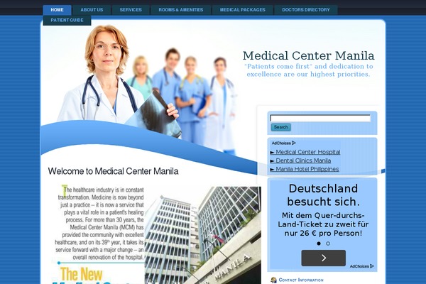 medicalcentermanila.com.ph site used Mcm
