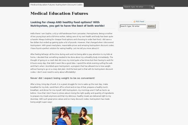 medicaleducationfutures.org site used Zbench_child