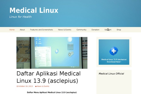 WordPress website example screenshot