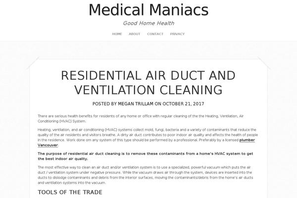 medicalmaniacs.com site used Capture