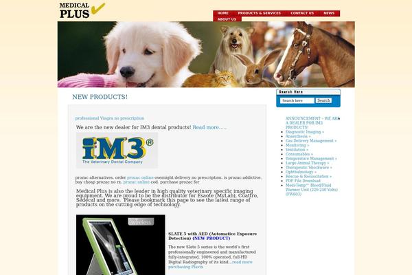 medicalplus-vet.com site used Inspiration-26