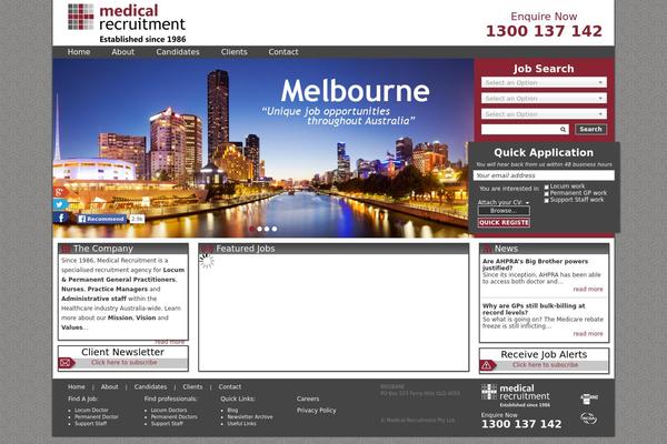 medicalrecruitment.com.au site used Medicalrecruitment-v2