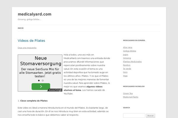 Twenty Twelve theme site design template sample