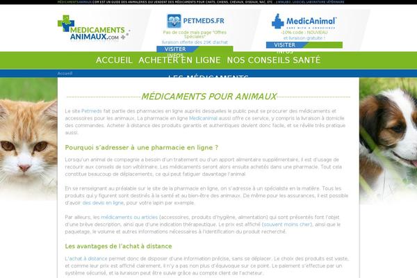 medicamentanimaux.com site used Medicaments-animaux