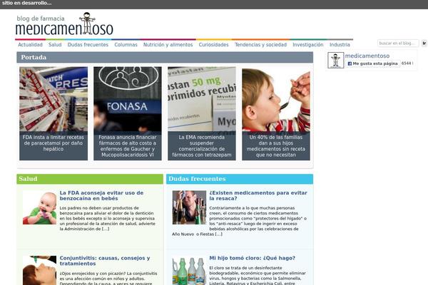 medicamentoso.cl site used WP-Clear