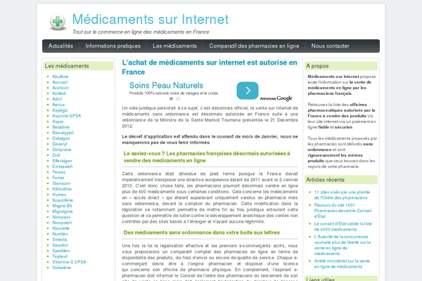 medicaments-sur-internet.fr site used Directorys